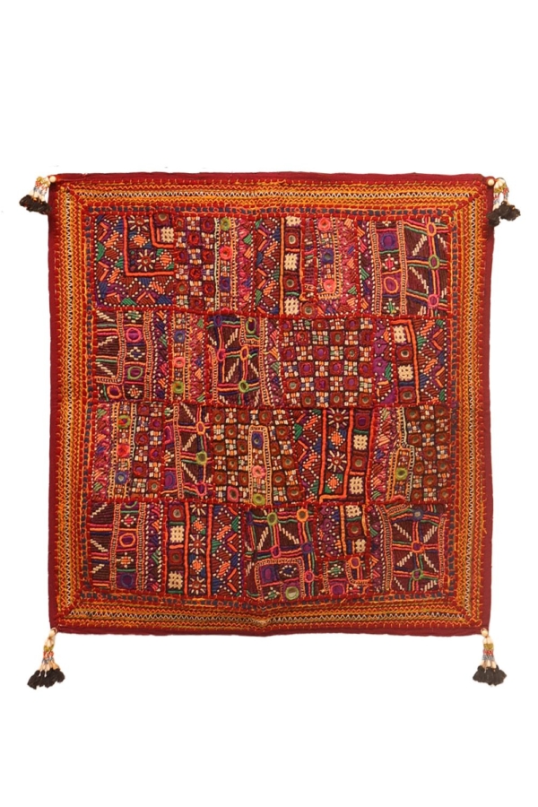 Textil vintage de India. 60x60 cms - Imagen 3