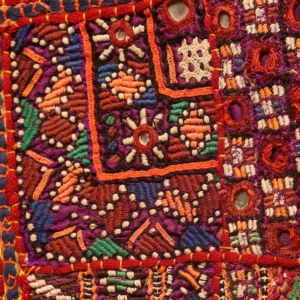 Textil vintage de India. 60x60 cms