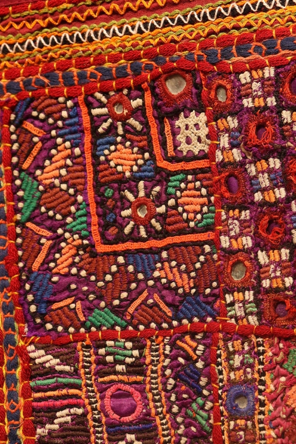 Textil vintage de India. 60x60 cms