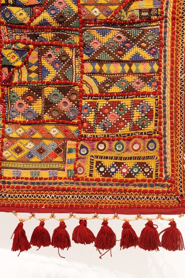 Textil vintage de India. 60x60 cms