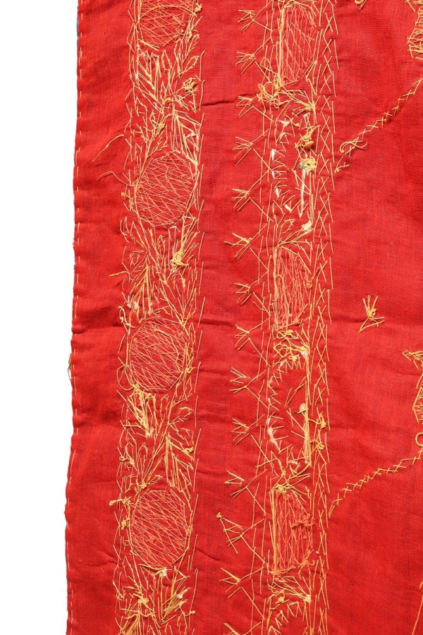 Textil antiguo de seda Otomano, Turquía. 254x119 cms - Imagen 17