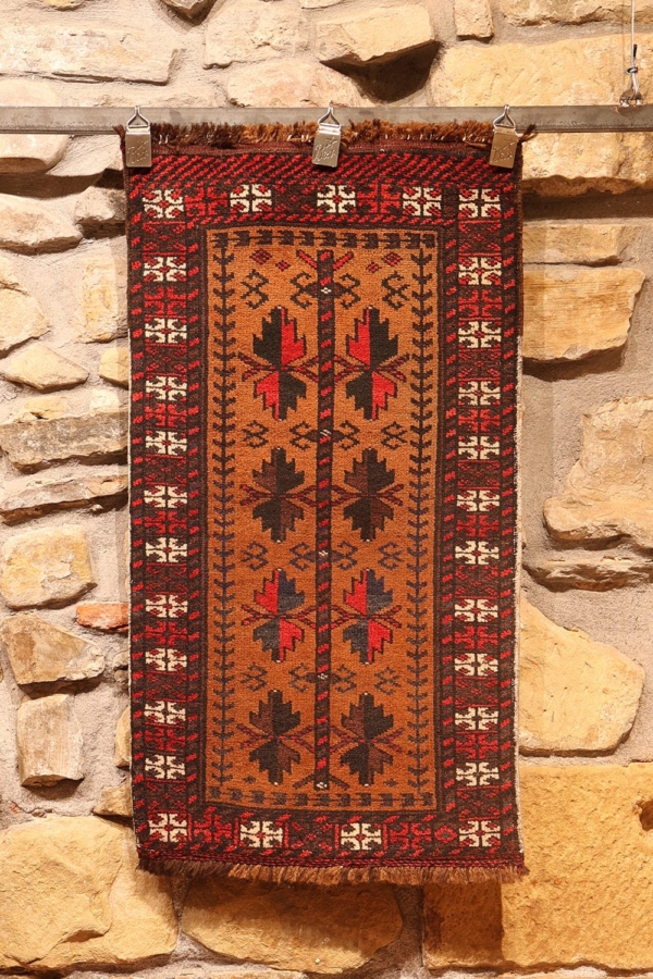 Alfombra vintage Baluch, Afganistán. 93x50 cms - Imagen 2