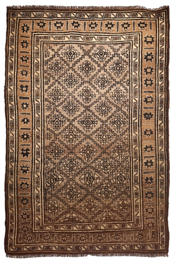 Semi-antique Baluch rug from Afghanistan Kohistan region. 240x152 cms - Image 2