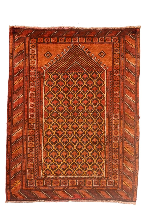 Semi-antique Turkman rug from Afghanistan. 105x83 cms - Image 2