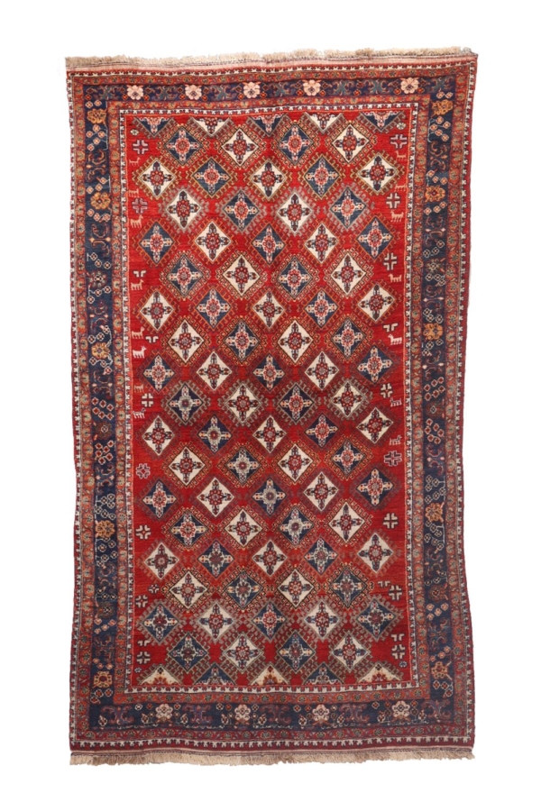 Semi-antique Qashqai rug from Iran. 208x118 cms - Image 2