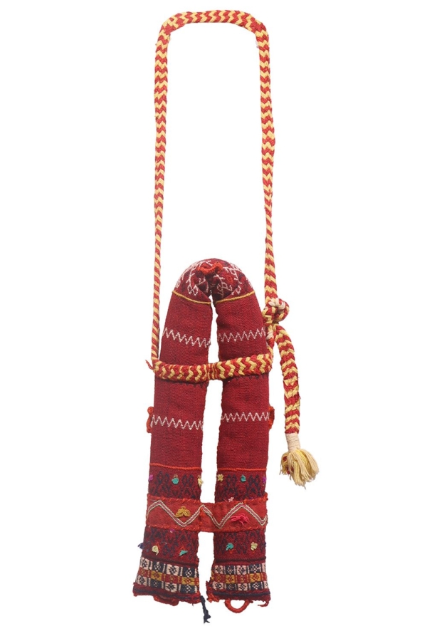 Vintage Qashqai yok from Iran. 150x24 cms - Image 2