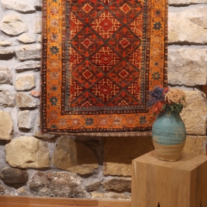 Almohadón o balisht semi antiguo Baluch, Afganistán. 97x70 cms