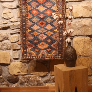 Semi-antique Baluch pillow or balisht from Afghanistan. 98x60 cms