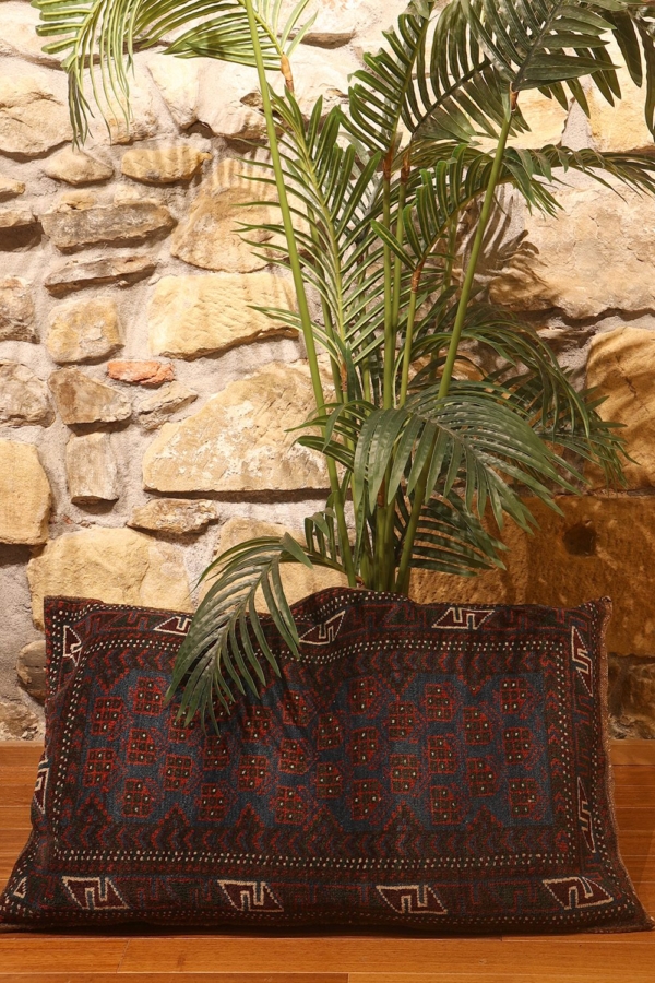 Antique Baluch pillow or balisht from Afghanistan. 88x51 cms