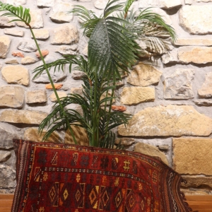 Almohadón o balisht semi antiguo Baluch, Afganistán. 112x65 cms