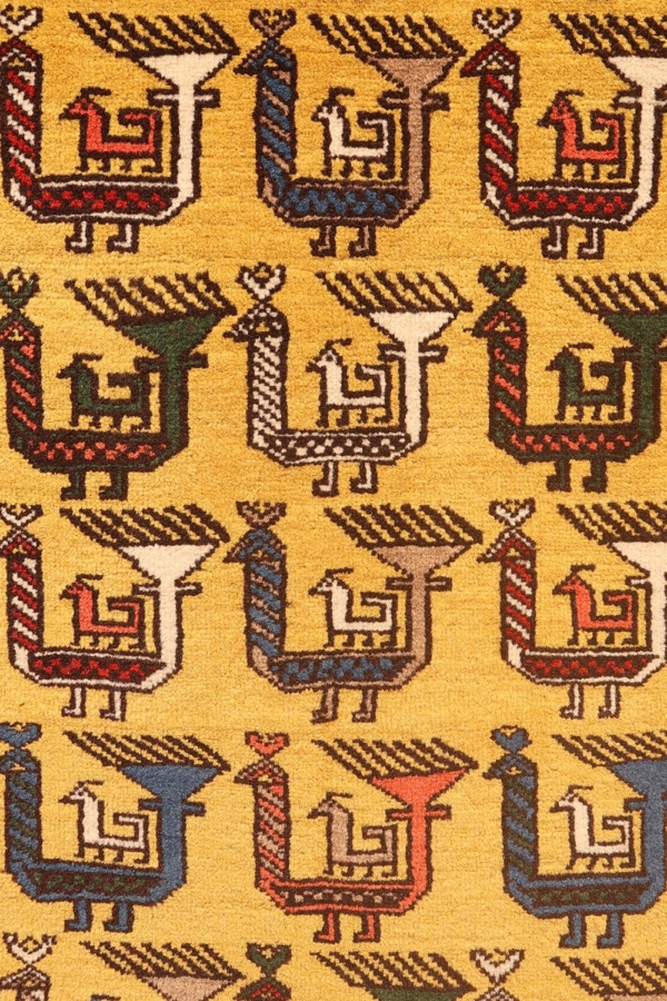 Vintage Yalameh rug from Iran. 93x60 cms - Image 3
