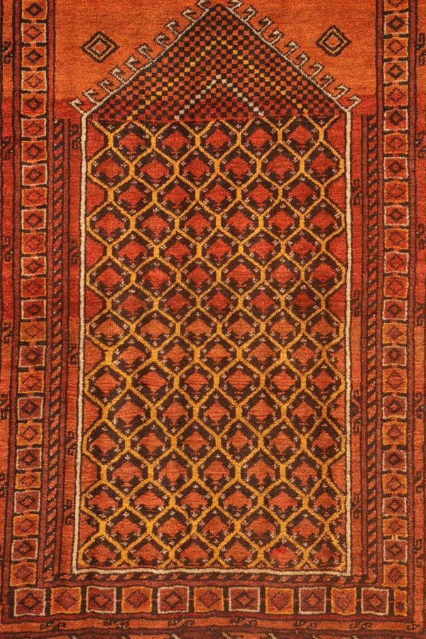 Semi-antique Turkman rug from Afghanistan. 105x83 cms - Image 3