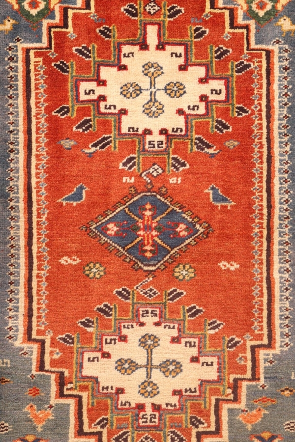 Vintage Qashqai rug from Iran. 112x79 cms - Image 3
