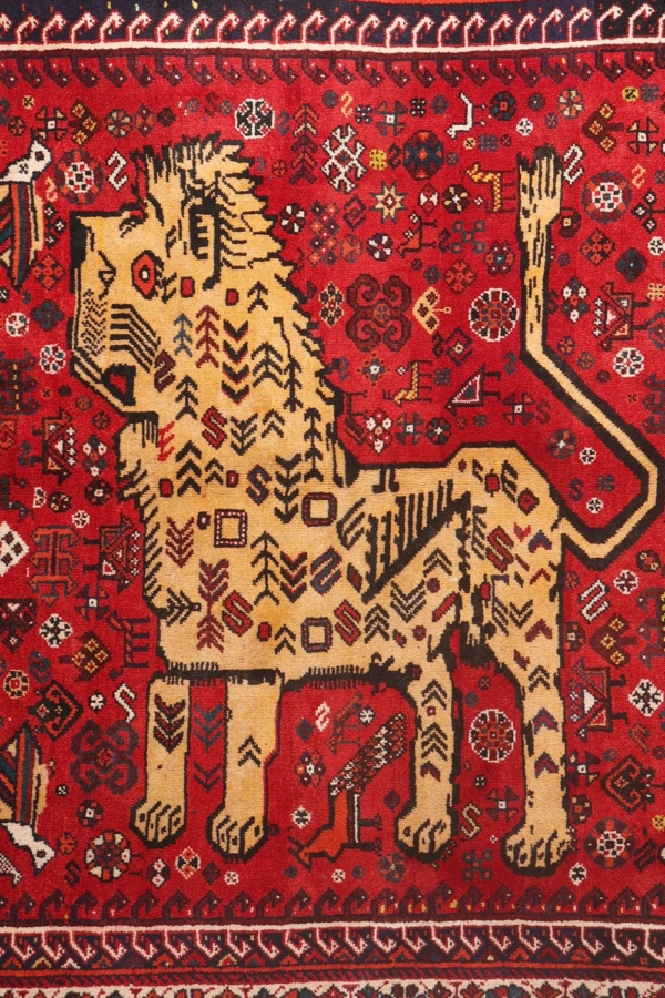 Vintage Qashqai rug from Iran. 202x130 cms - Image 3