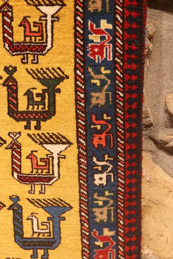 Vintage Yalameh rug from Iran. 93x60 cms - Image 4