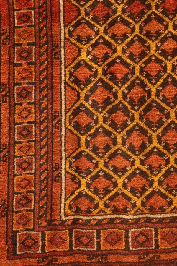 Semi-antique Turkman rug from Afghanistan. 105x83 cms - Image 4