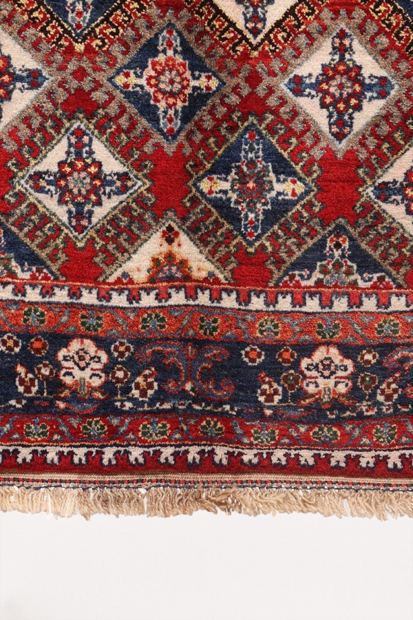 Semi-antique Qashqai rug from Iran. 208x118 cms - Image 4