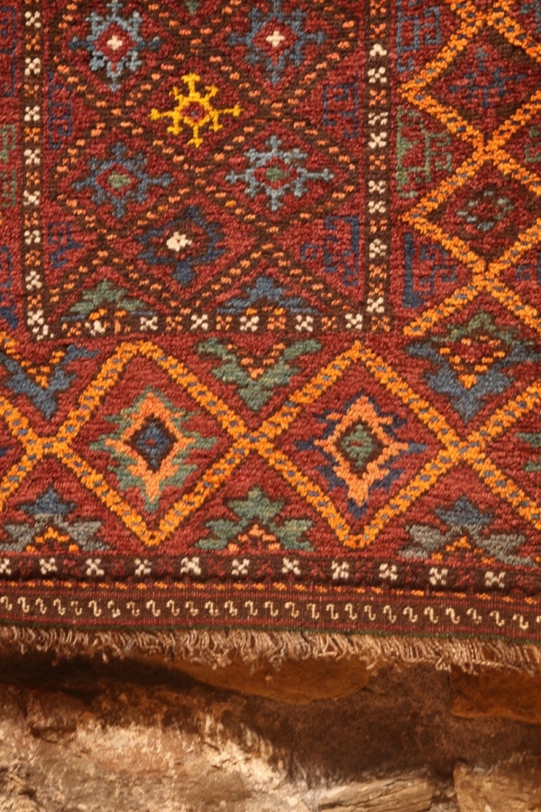 Antique Baluch rug from Afghanistan. 100x58 cms - Image 4