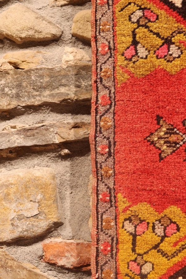 Semi-antique yastik rug from Turkey. 91x48 cms - Image 5