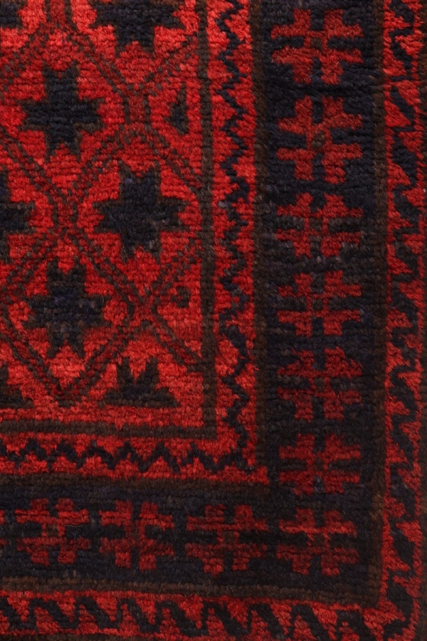 Alfombra tribal semi antigua Baluch, Afganistán. 243x168 cms - Imagen 5