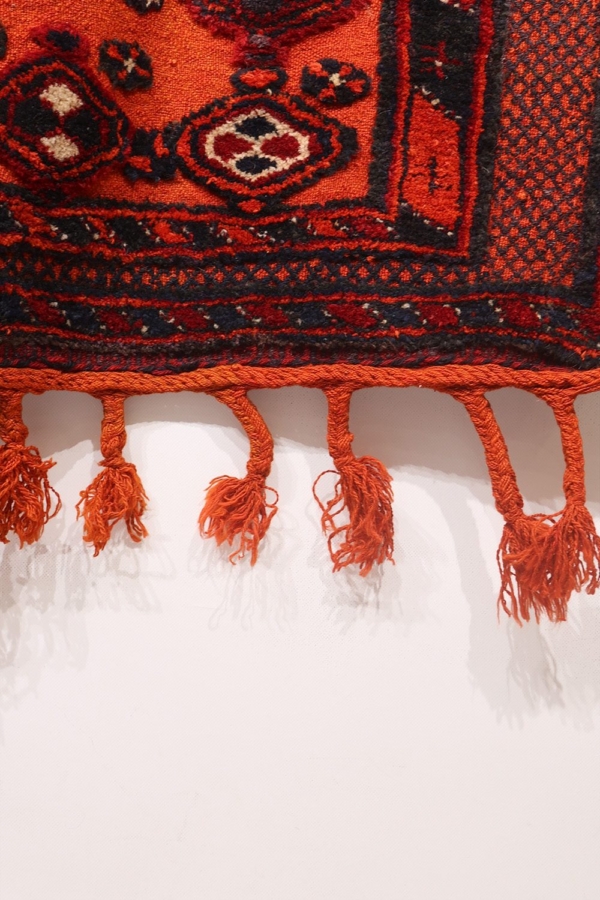 Manta para camello o jol semi antiguo Qashqai, Irán. 109x194 cms - Imagen 5