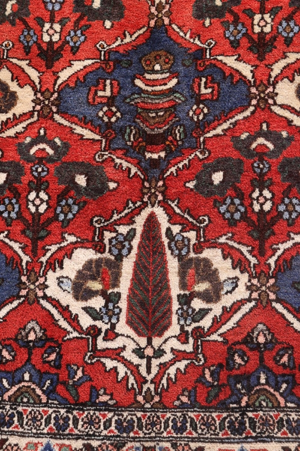 Alfombra semi antigua Bakhtiari, Irán. 203x138 cms - Imagen 6