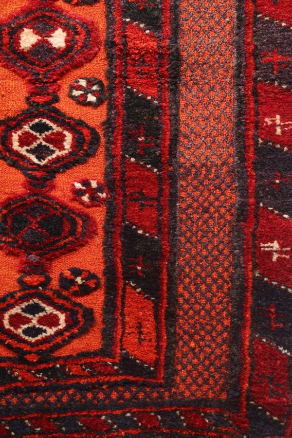 Manta para camello o jol semi antiguo Qashqai, Irán. 109x194 cms - Imagen 6