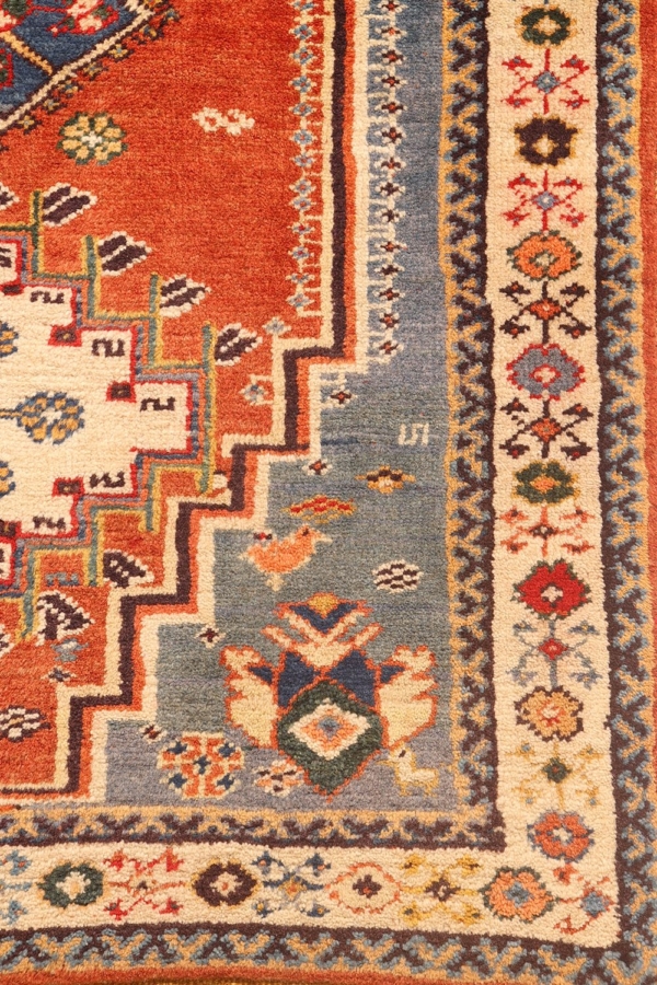 Vintage Qashqai rug from Iran. 112x79 cms - Image 7