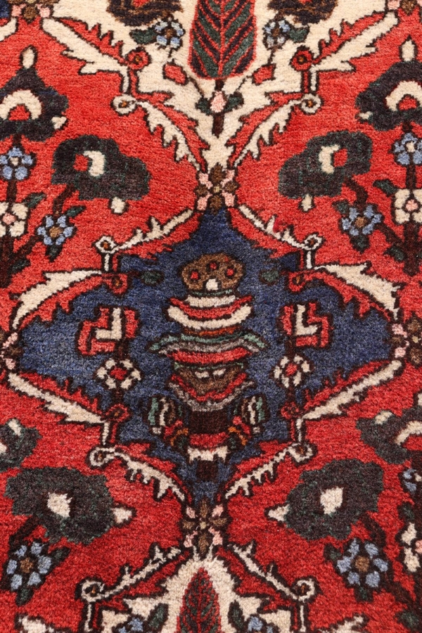 Alfombra semi antigua Bakhtiari, Irán. 203x138 cms - Imagen 7