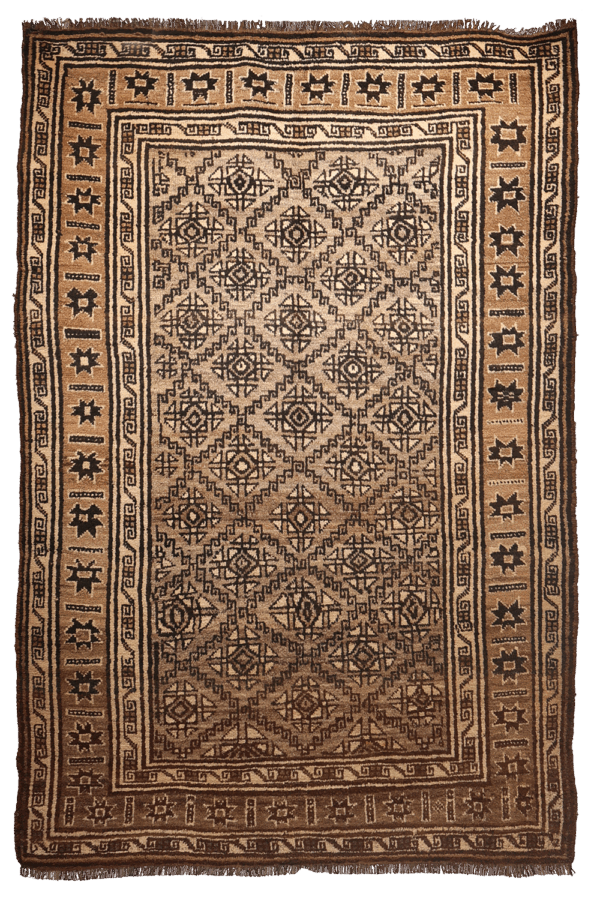 Semi-antique Baluch rug from Afghanistan Kohistan region. 240x152 cms - Image 8