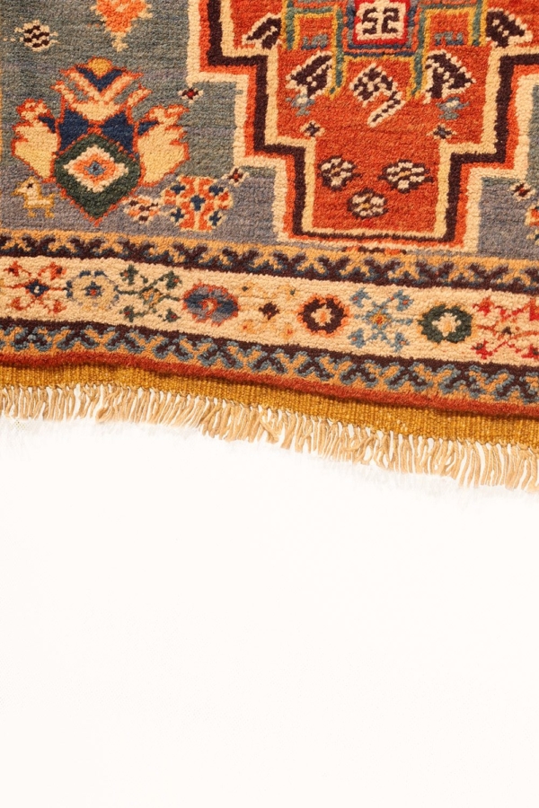 Vintage Qashqai rug from Iran. 112x79 cms - Image 8
