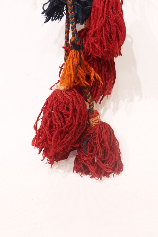 Vintage Qashqai horse blanket or jol from Iran. 140x97 cms - Image 8