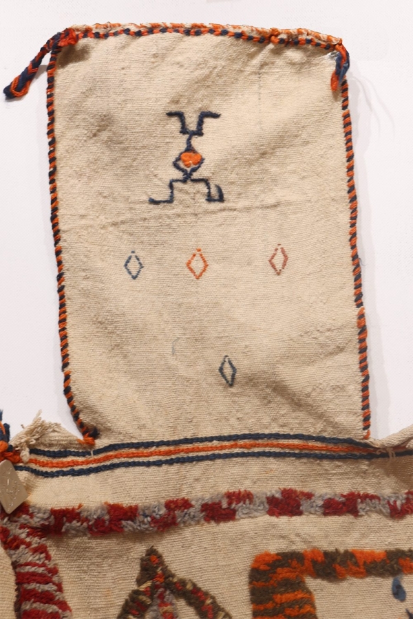Vintage Qashqai horse blanket or jol from Iran. 140x97 cms - Image 9