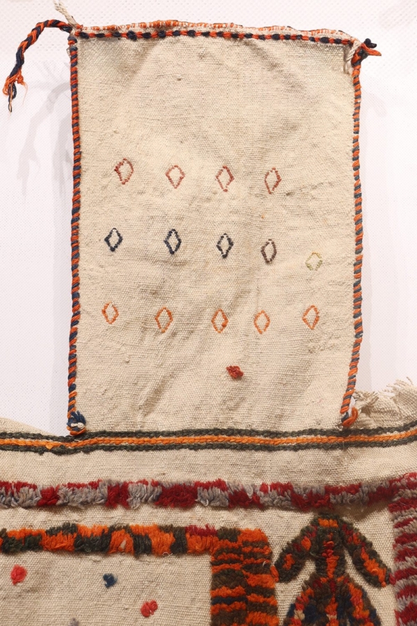 Vintage Qashqai horse blanket or jol from Iran. 140x97 cms - Image 10