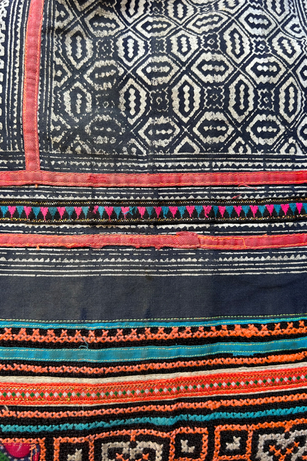 Bolso vintage de la etnia Hmong, Tailandia. - Imagen 4