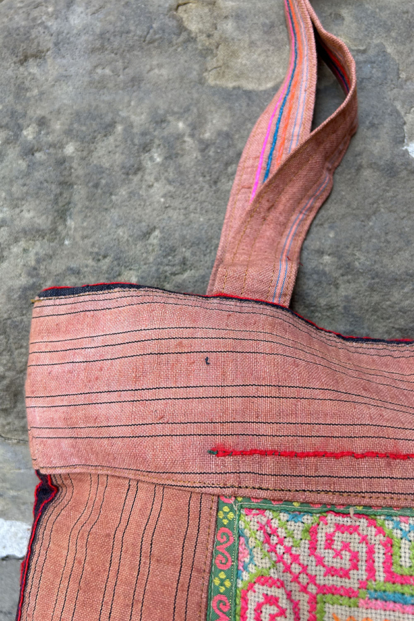 Bolso vintage de la etnia Hmong, Tailandia. - Imagen 3