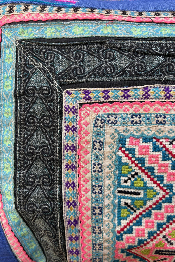 Vintage bag from Hmong tribes, Thailand. - Image 5