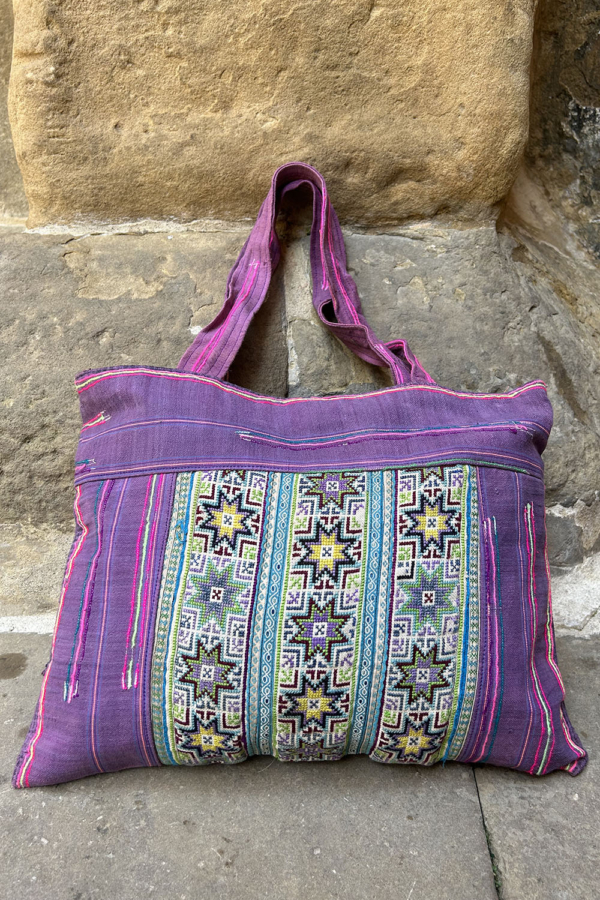 Vintage bag from Hmong tribes, Thailand.