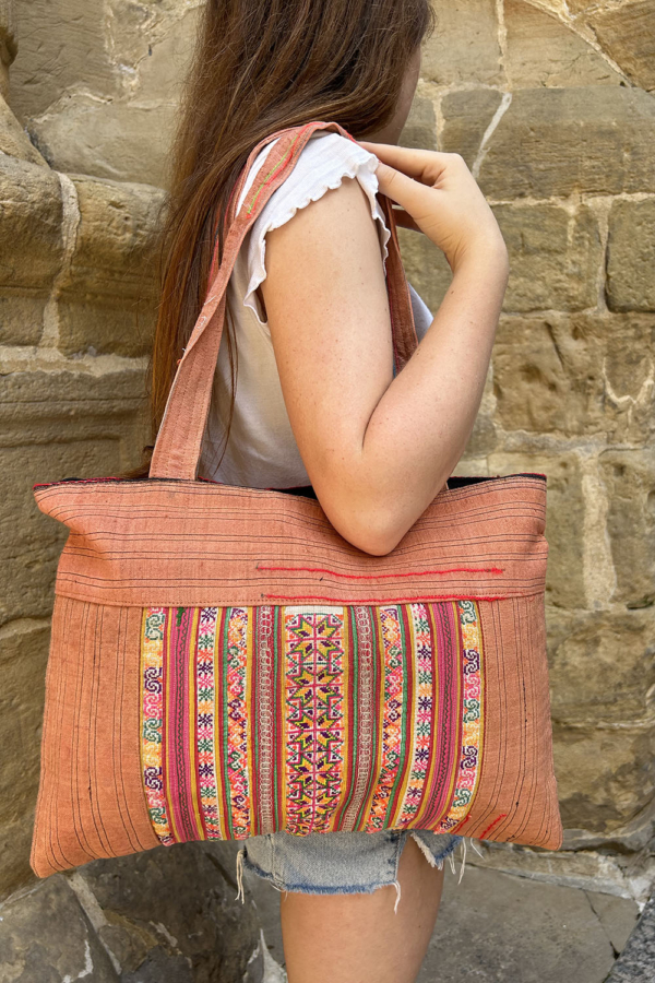 Bolso vintage de la etnia Hmong, Tailandia. - Imagen 2