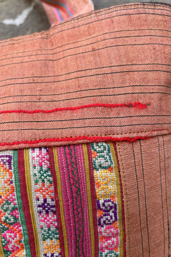 Bolso vintage de la etnia Hmong, Tailandia. - Imagen 4