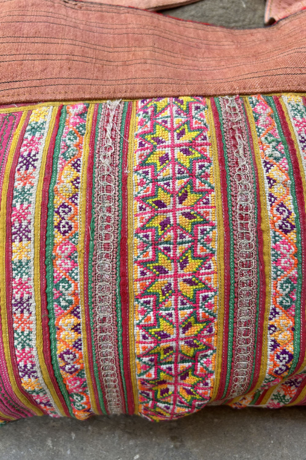 Bolso vintage de la etnia Hmong, Tailandia. - Imagen 5