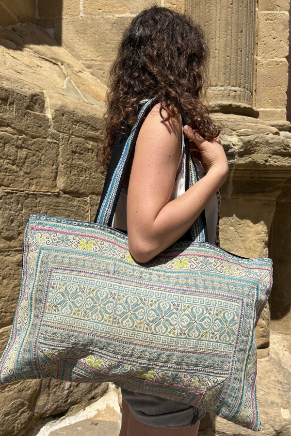 Bolso vintage de la etnia Hmong, Tailandia. - Imagen 2