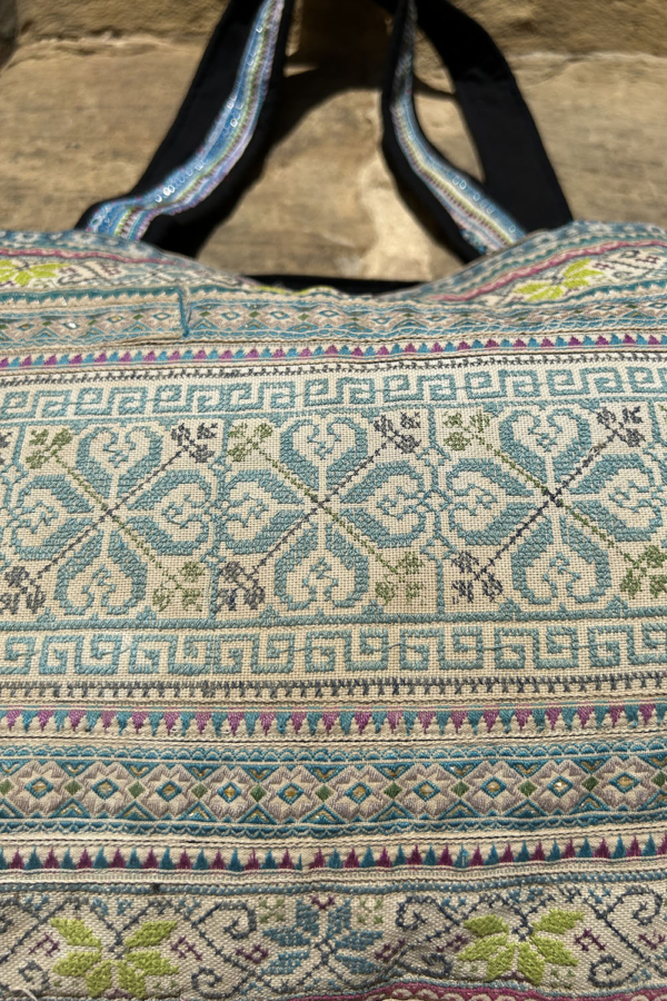 Bolso vintage de la etnia Hmong, Tailandia. - Imagen 3