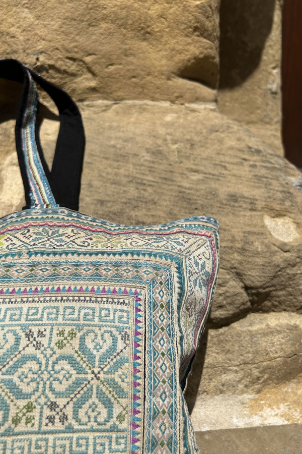 Bolso vintage de la etnia Hmong, Tailandia. - Imagen 5