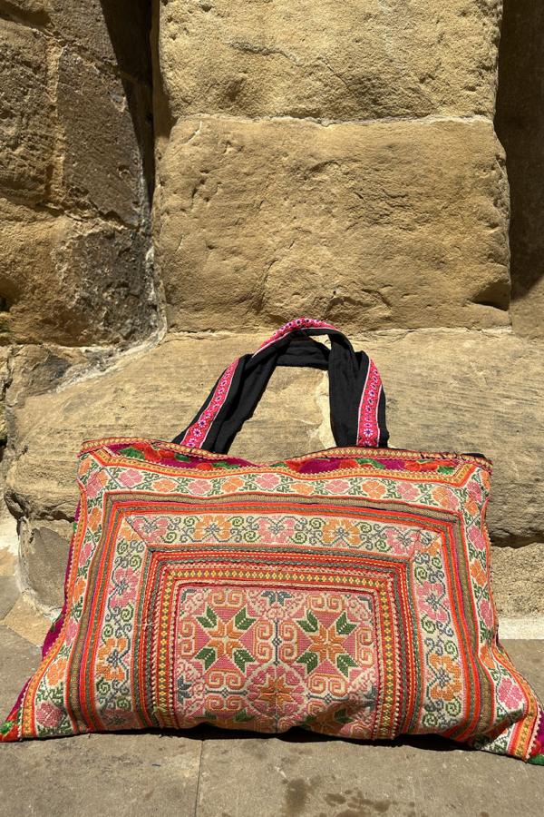 Bolso vintage de la etnia Hmong, Tailandia. - Imagen 3