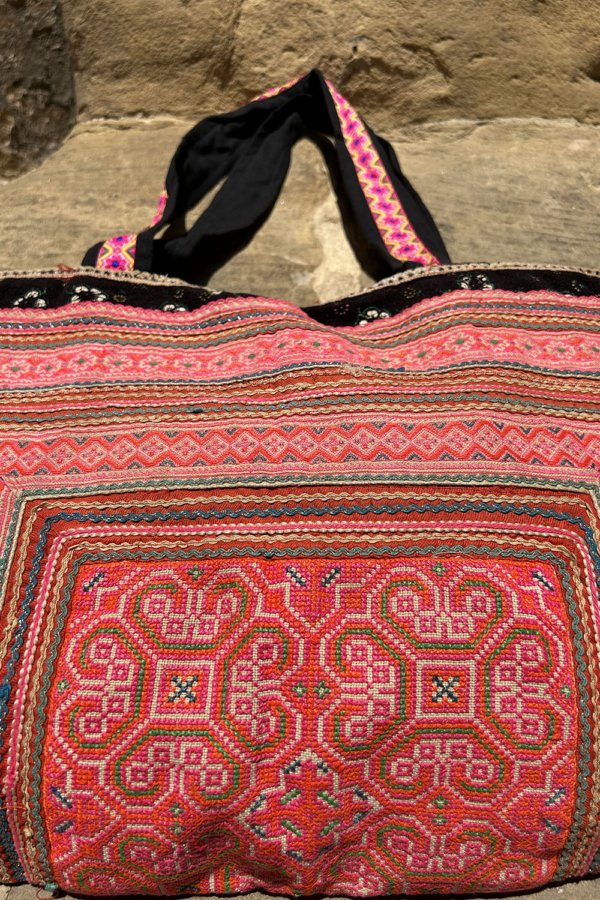 Bolso vintage de la etnia Hmong, Tailandia. - Imagen 5