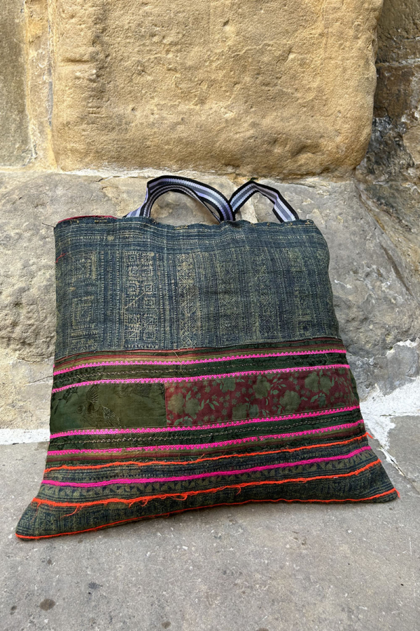 Vintage bag from Hmong tribes, Thailand.