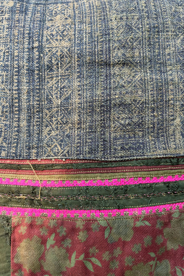 Vintage bag from Hmong tribes, Thailand. - Image 4