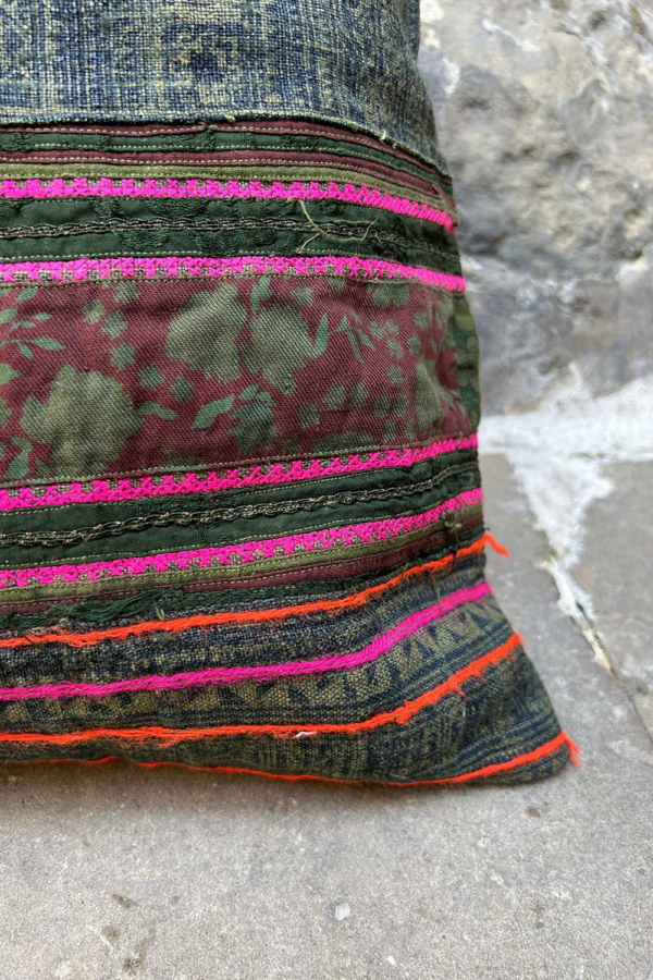 Vintage bag from Hmong tribes, Thailand. - Image 5