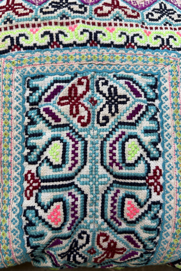 Bolso vintage de la etnia Hmong, Tailandia. - Imagen 5